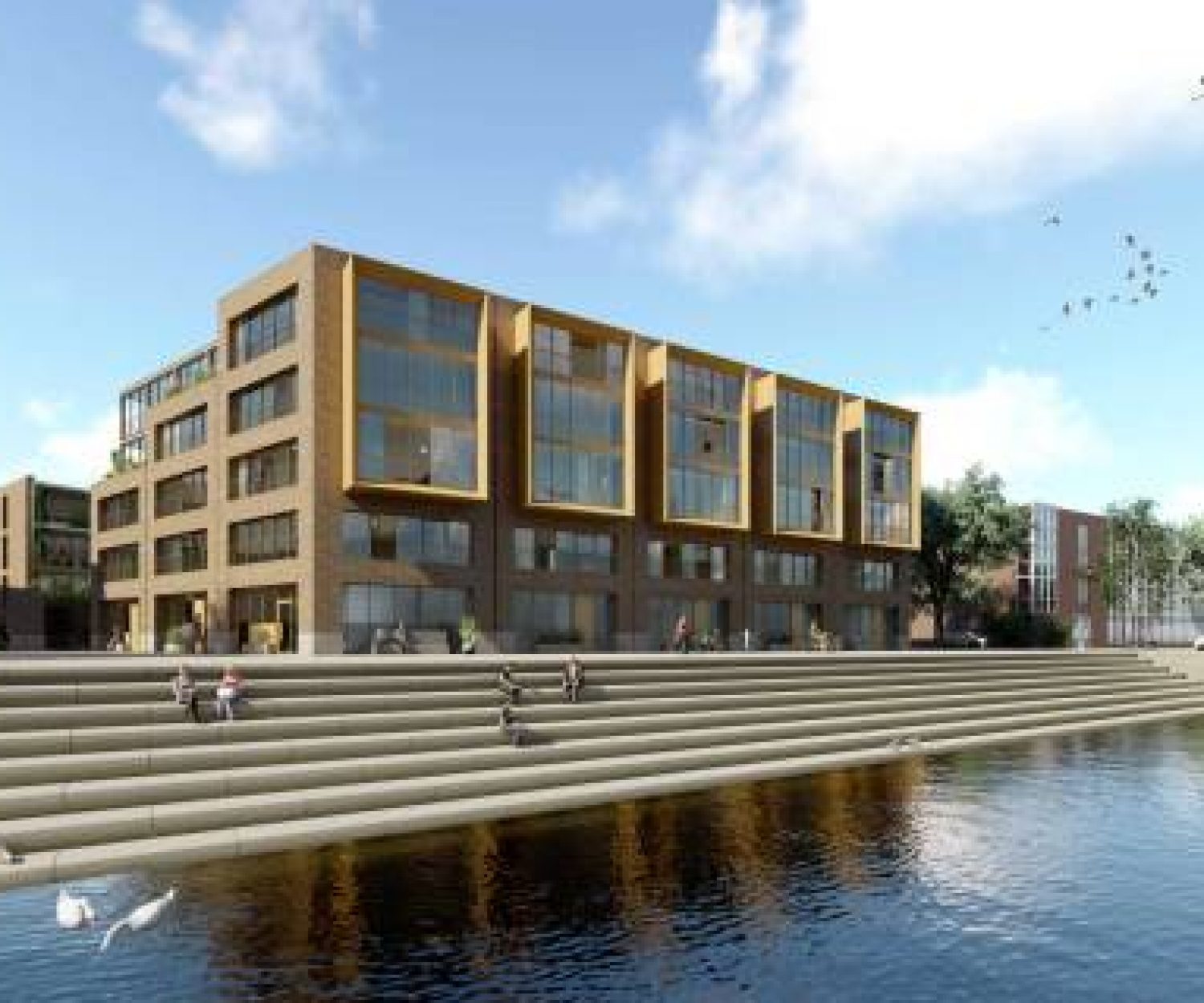 Sự phát triển của Wantijhof Dordrecht, được thiết kế bởi Studio AAAN