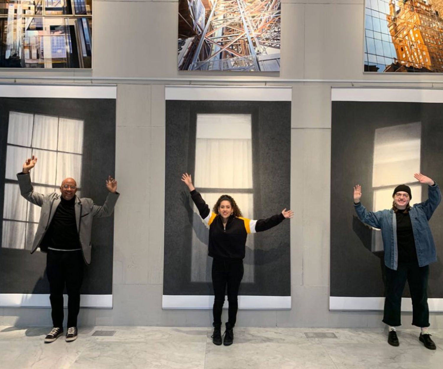 Reginald Rogers (trái), Ediley Diaz (giữa), Elizabeth Watkins (phải)