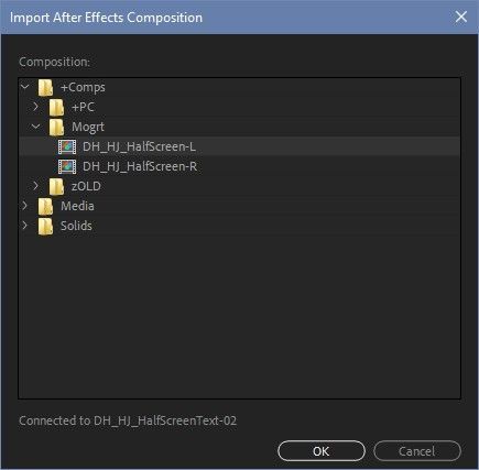 Adobe Dynamic Link in Adobe Premiere Pro
(Source image: schoolofmotion.com)