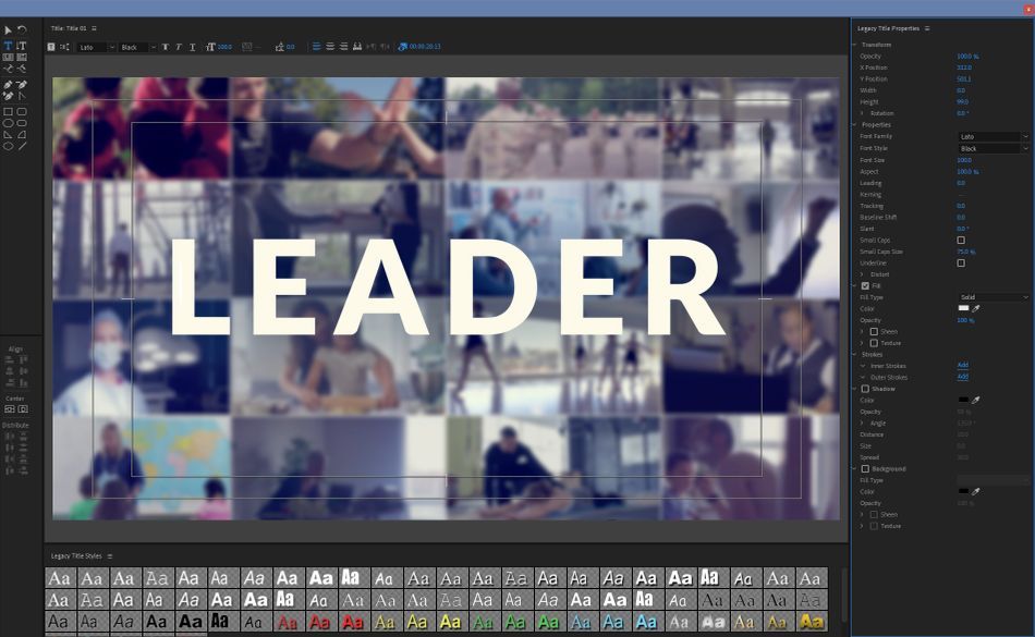 Khám phá các menu của Adobe Premiere Pro với iRender 1
