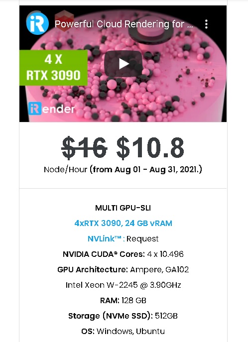 Dịch Vụ Cloud Rendering Chuyên Nghiệp Cho Cinema4D & X-Particles 5