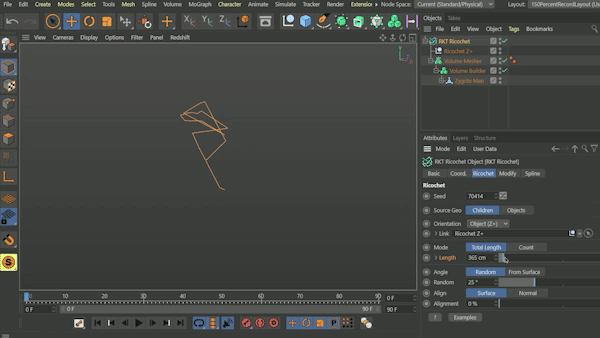 Ricochet Plugin: Giải phóng Sức Mạnh Splines Trong Cinema4D 2