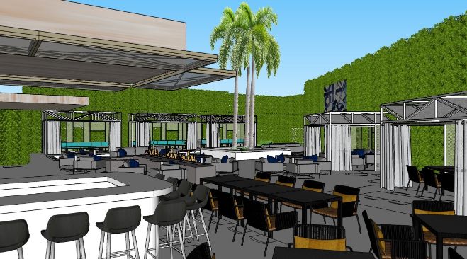 SpotWorks Studio xây dựng nhà hàng ngoài trời Viceroy 2