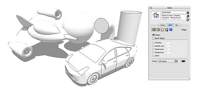 Không bật Profiles, các đối tượng tròn sẽ không nổi bật.