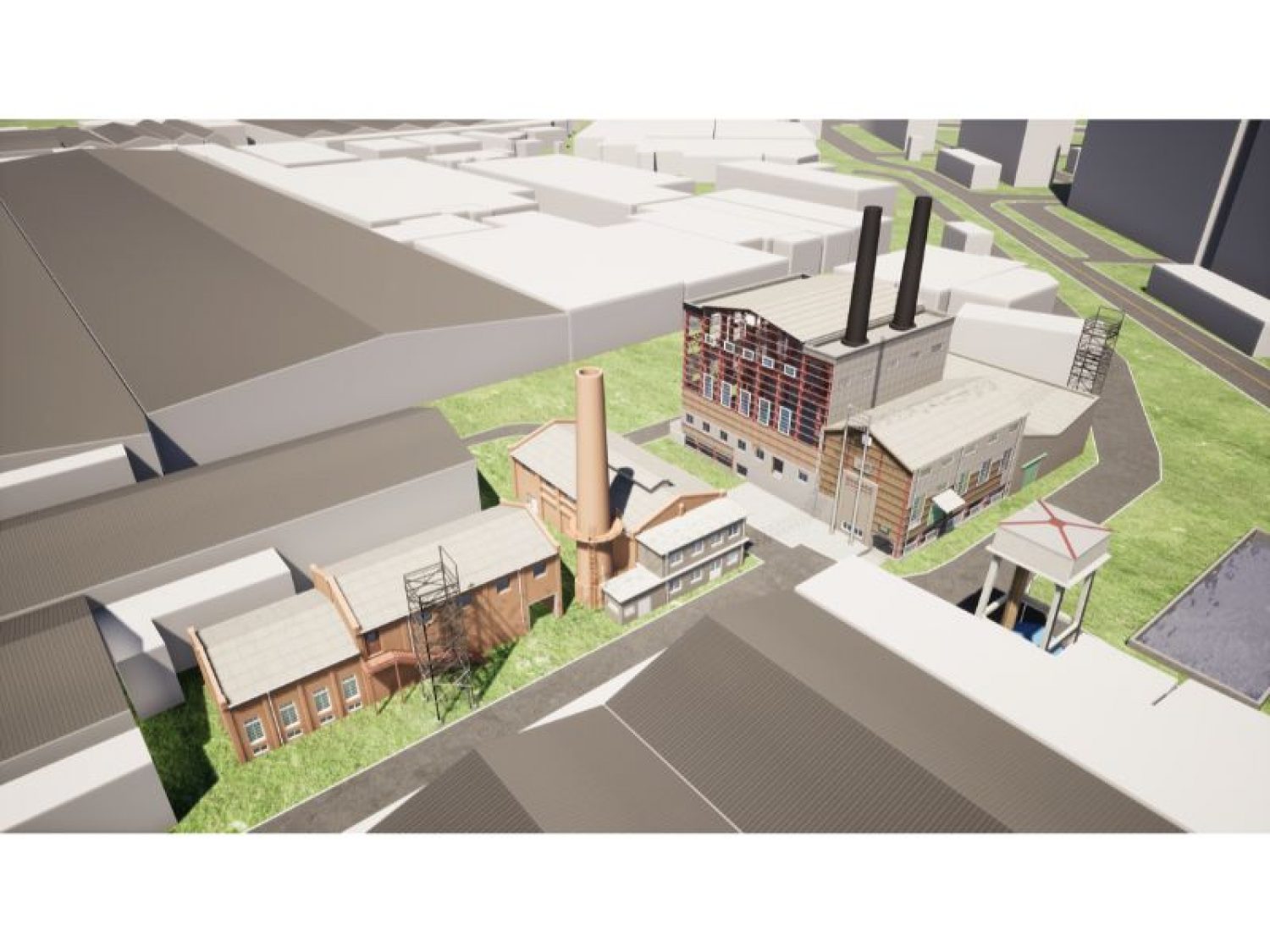 Hình ảnh một con chim quay về nhà máy của Ilshin Spinning Co Ltd được xây dựng vào những năm 1930 ở Im-dong, Thành phố Gwangju, Hàn Quốc.