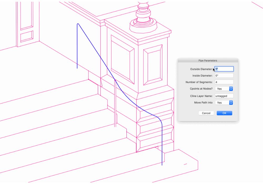 Tạo tay vịn 'một cú nhấp chuột' với sự trợ giúp của các tiện ích mở rộng.