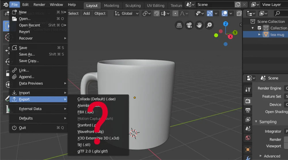 Cách đơn giản nhập mô hình Blender sang Unity 2
