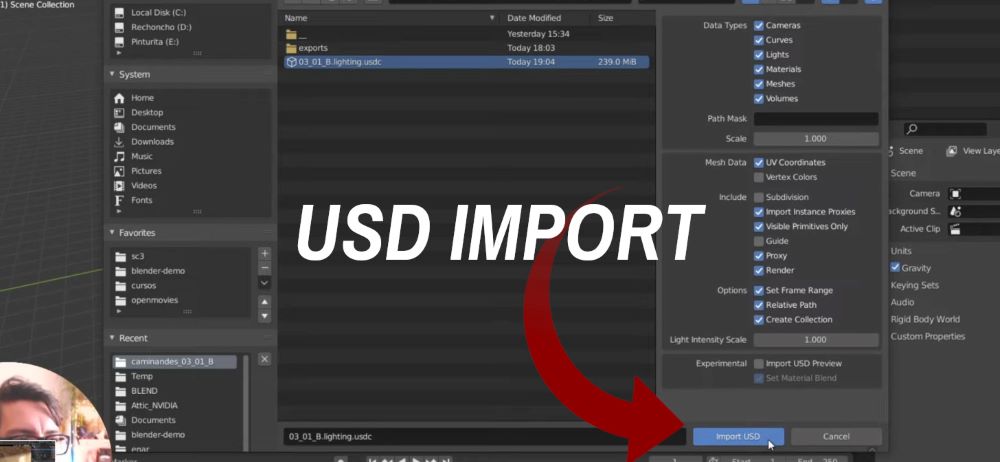 Hỗ trợ Omniverse USD cho Blender 2