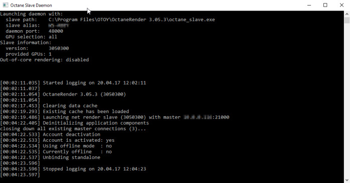 Sử dụng Octane Network Rendering với iRender 5