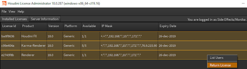 Cách dùng Houdini license trên iRender 1