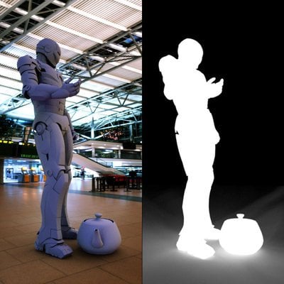 Shadow Catching material