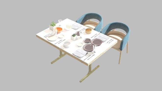 SpotWorks Studio xây dựng nhà hàng ngoài trời Viceroy - bàn