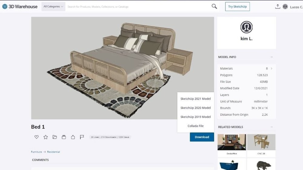 SketchUp to Blender: Cách mở tệp SketchUp trong Blender 7