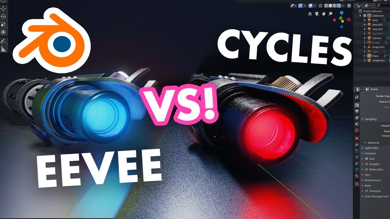 Sự Khác Biệt Giữa Cycles Và Eevee Trong Blender 2.8 - Irender.vn