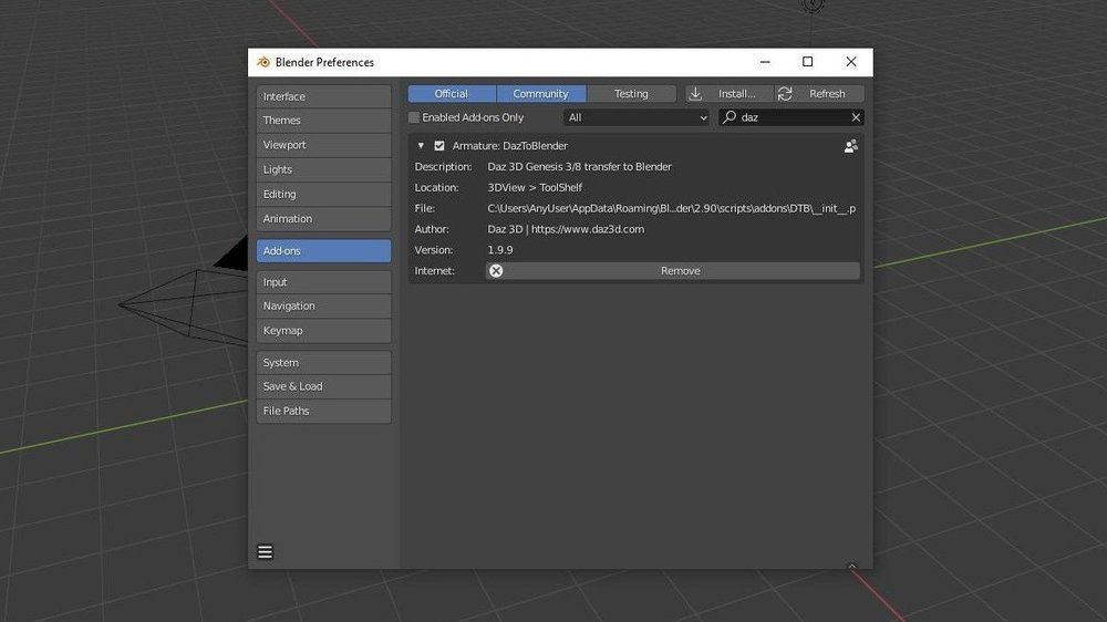 Cách chuyển đổi nhân vật trong Daz sang Blender 6