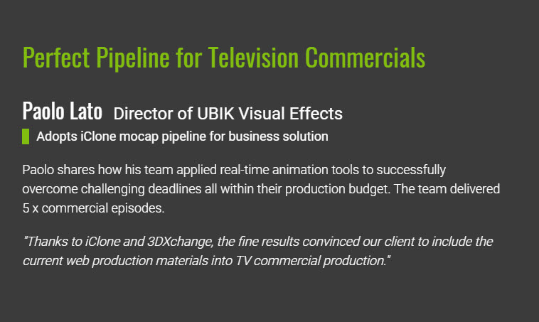 Kể một câu chuyện hoạt hình với iClone 7