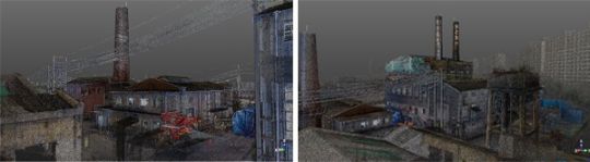 Dữ liệu đám mây điểm của nhà máy.