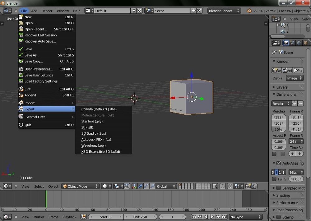 Cách nhập mô hình từ Blender sang Unreal Engine 4 2