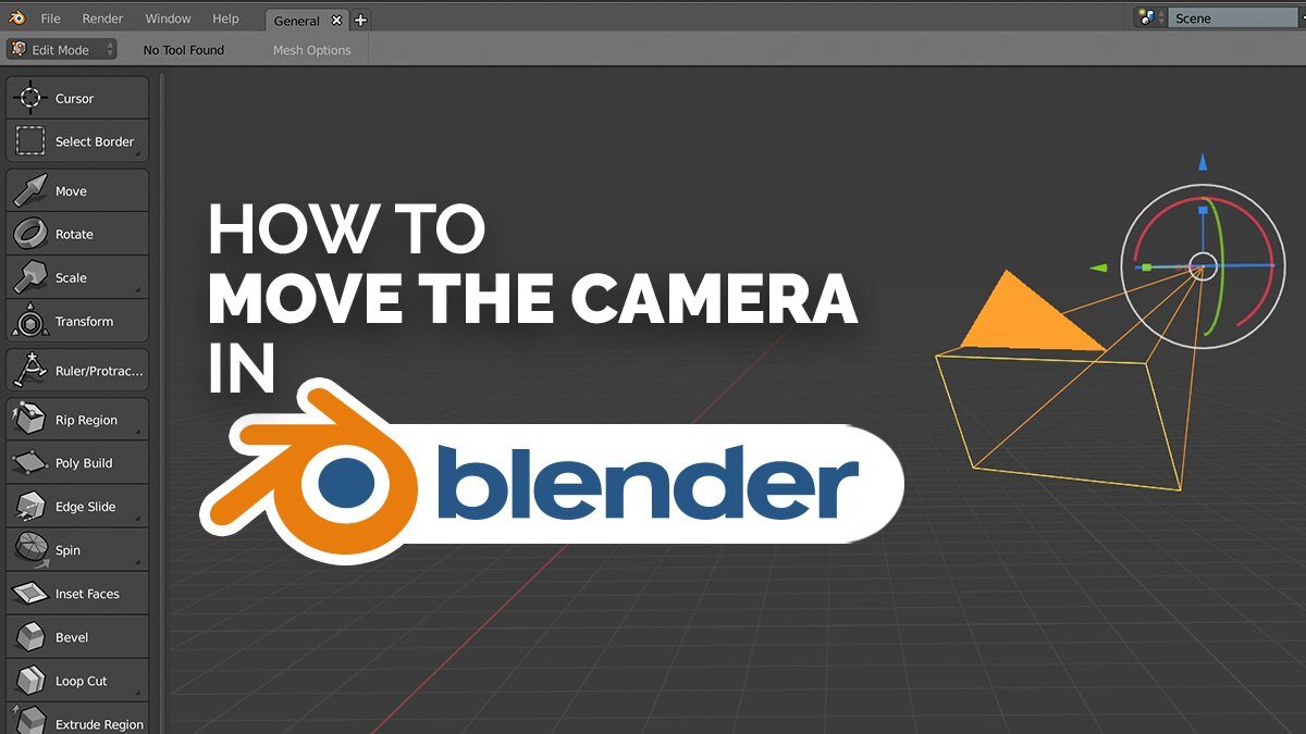 Cách di chuyển Camera trong Blender irender.vn