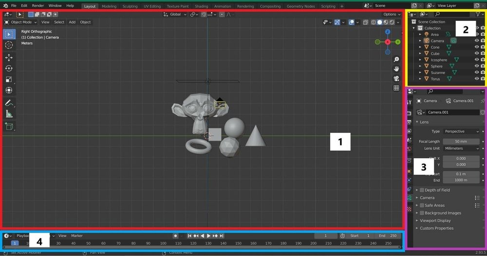 Cách nhóm các đối tượng trong Blender 2
