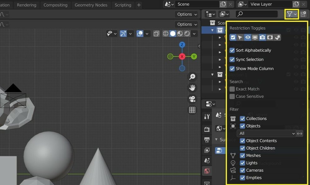 Cách nhóm các đối tượng trong Blender 7
