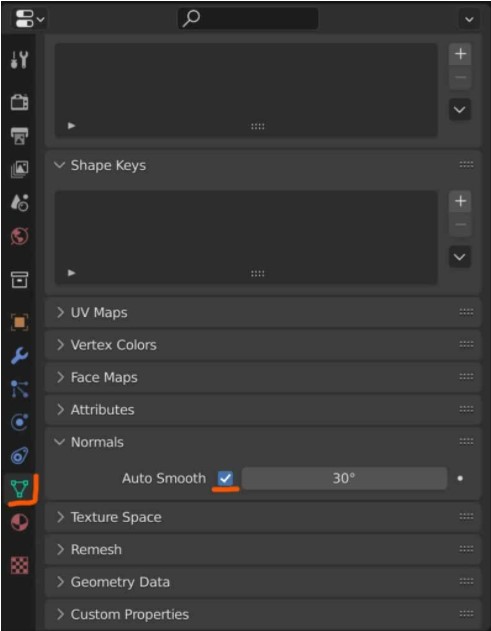 Sử dụng công cụ Smooth Shading và Autosmooth trong Blender 8