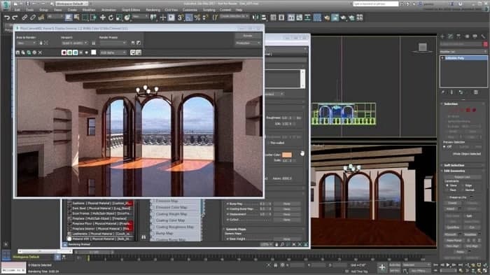iRender with 3ds Max and Maya_5 Sự khác biệt giữa 3ds Max và Maya 6