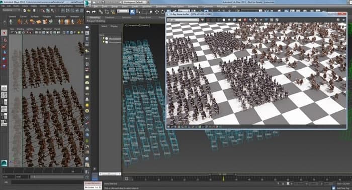iRender with 3ds Max and Maya_9 Sự khác biệt giữa 3ds Max và Maya 10