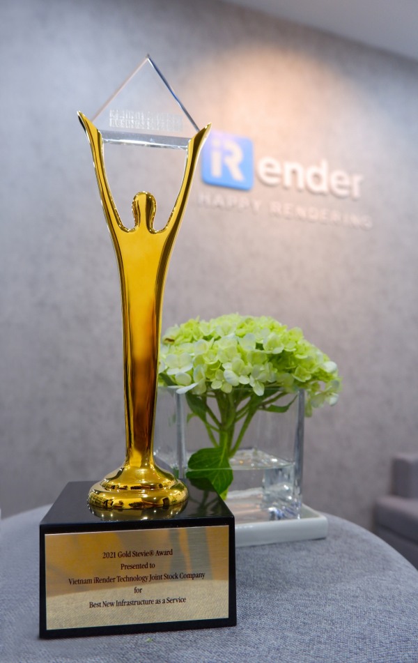 iRender đạt hạng vàng giải thưởng kinh doanh quốc tế 2021 1