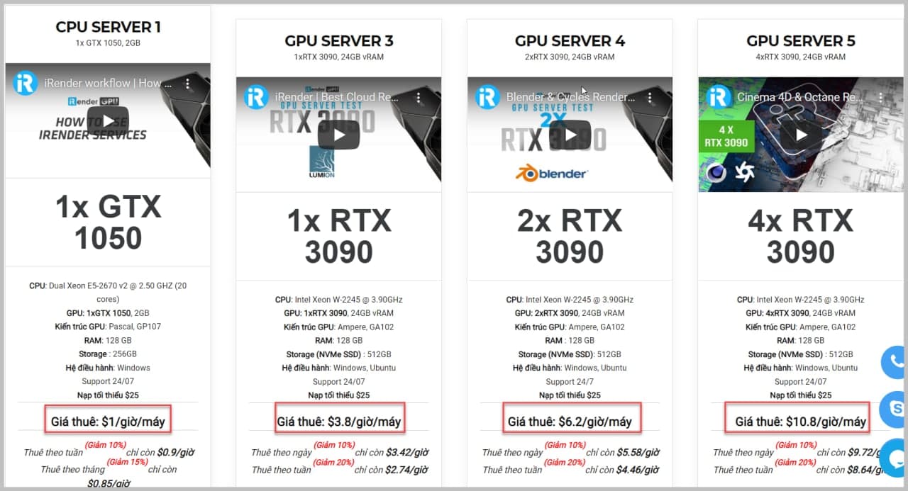 Tận dụng AMD Threadripper Pro CPU để giảm thời gian render cùng iRender 7