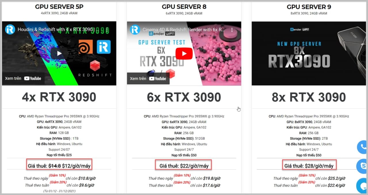 Kết xuất GPU cho 3ds Max