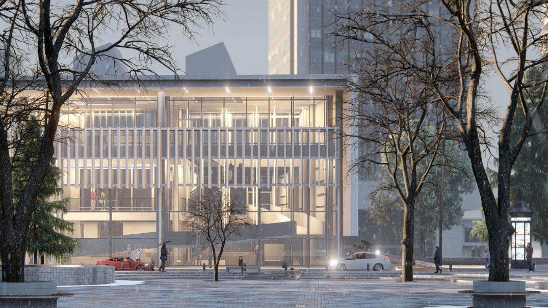 [Kết xuất bởi: Act-3D, Museum Development, mô hình của Obra Visual]