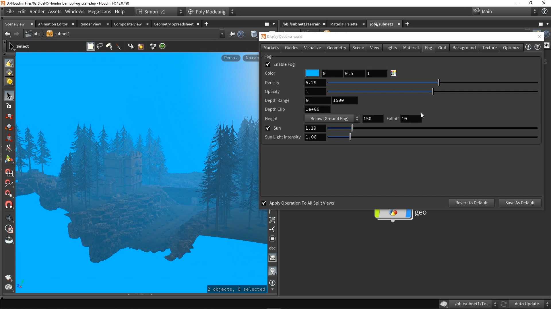 Khám phá các tính năng mới của Houdini 18.0 với iRender Cloud Rendering 1