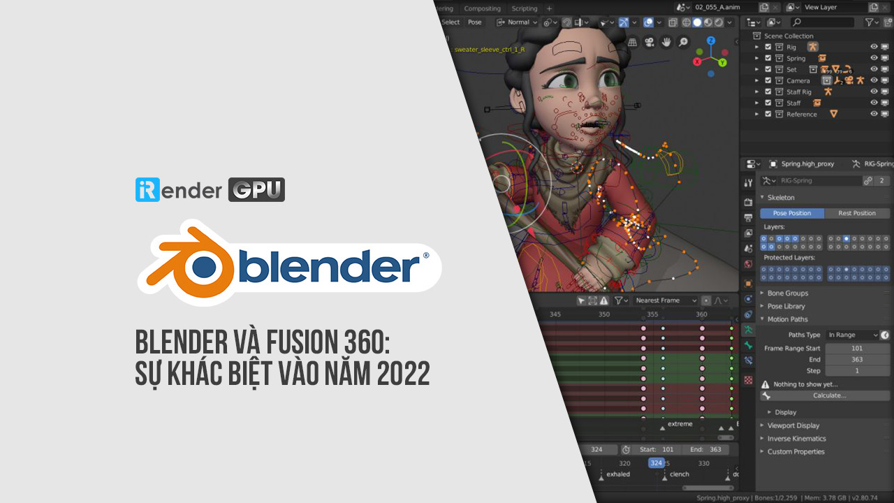 Blender và Fusion 360: Sự khác biệt vào năm 2022