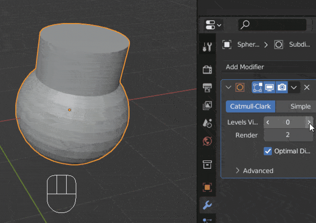 Hướng dẫn duy trì độ phân giải khi sử dụng subdivision surface trong Blender