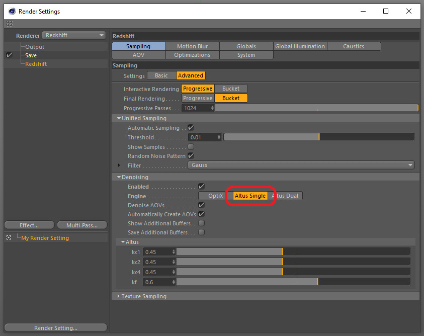 Cách khử noise khi kết xuất trong Redshift cho Cinema 4D 7