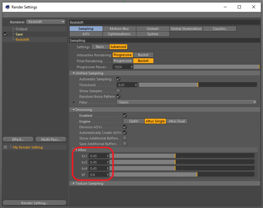 Cách khử noise khi kết xuất trong Redshift cho Cinema 4D 4