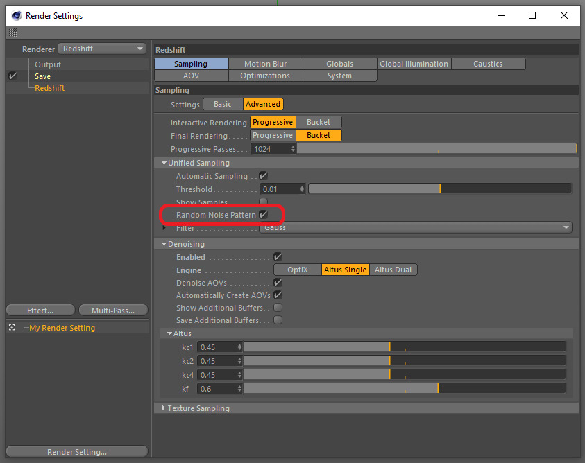 Cách khử noise khi kết xuất trong Redshift cho Cinema 4D 5