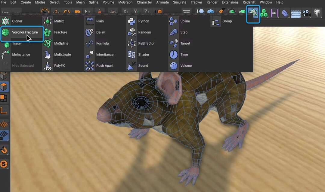 Đóng tất cả các lỗ polygon trong một lần trong Cinema 4D iRender với Cinema 4D 04