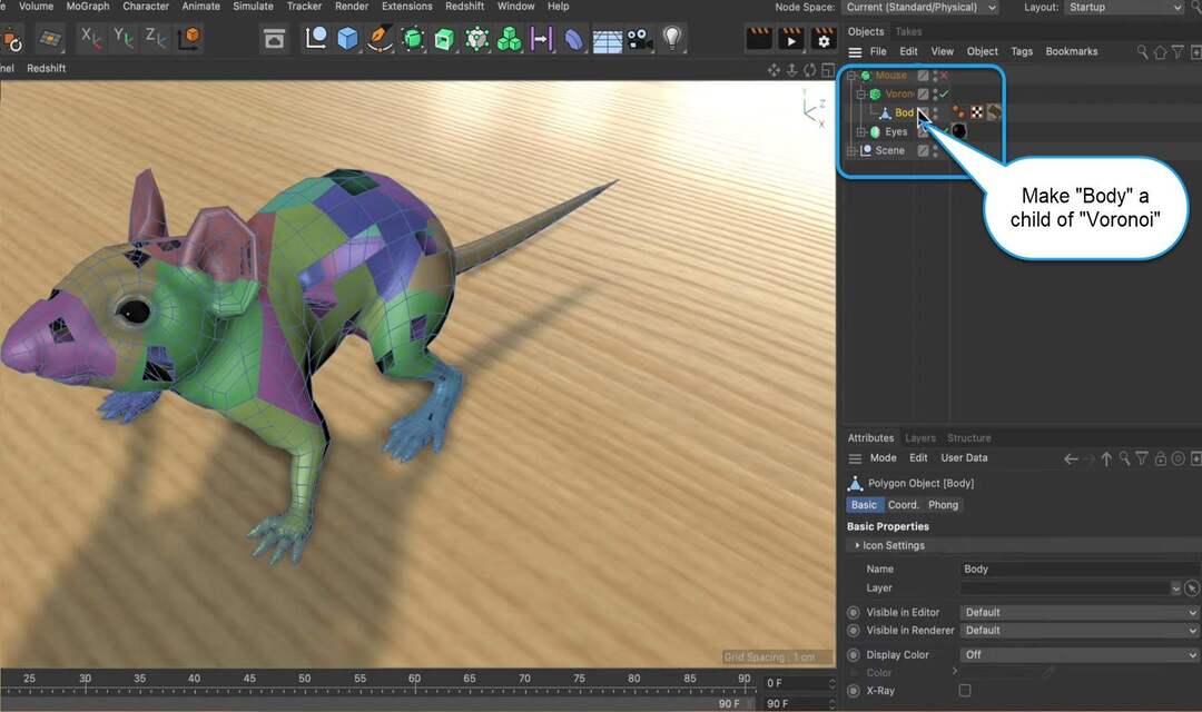 Đóng tất cả các lỗ polygon trong một lần trong Cinema 4D iRender với Cinema 4D 05