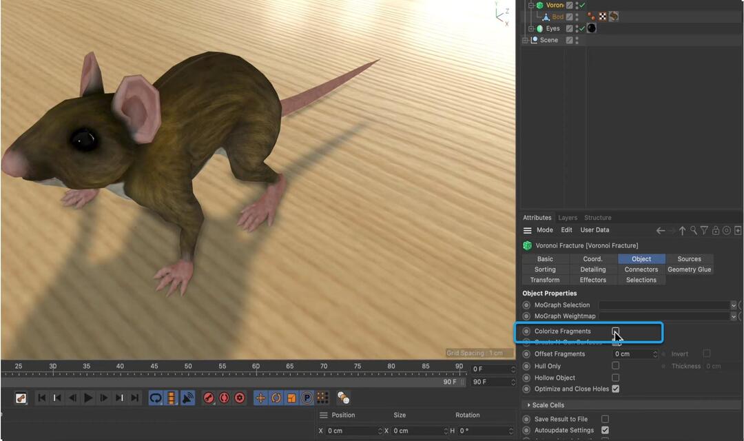 Đóng tất cả các lỗ polygon trong một lần trong Cinema 4D iRender với Cinema 4D 08
