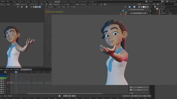Top 8 animation add-on miễn phí cho Blender iRender với Blender 01