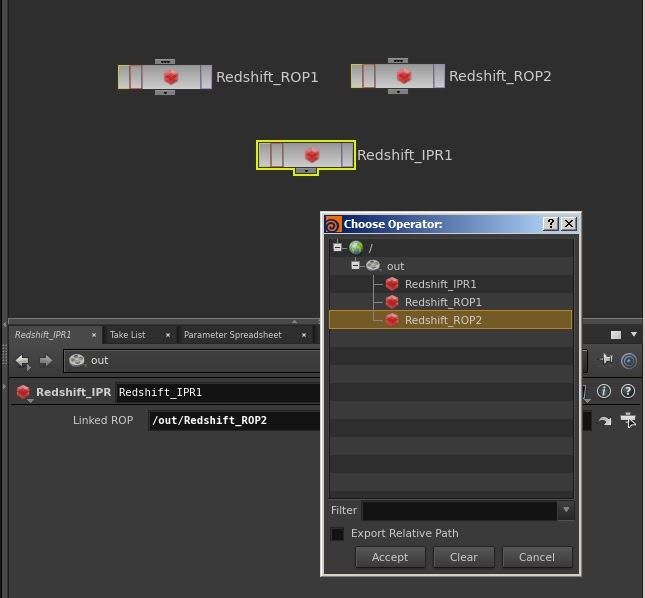 Chế độ render interactive của Redshift trong Houdini iRender với Redshift trong Houdini 02