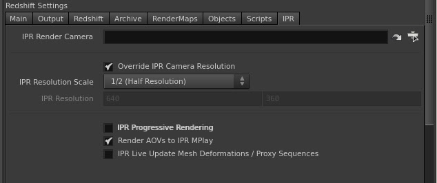 Chế độ render interactive của Redshift trong Houdini iRender với Redshift trong Houdini 05