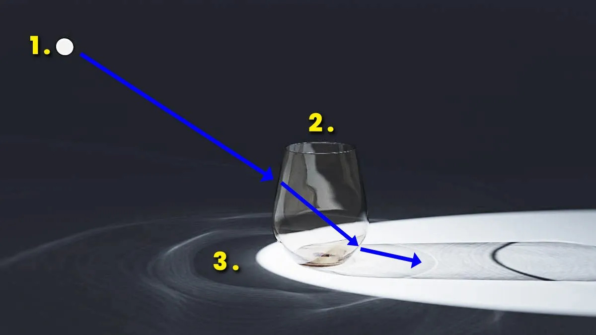 Hướng dẫn render caustics trong KeyShot iRender với KeyShot 01