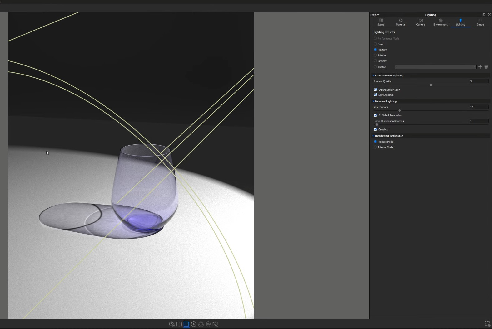 Hướng dẫn render caustics trong KeyShot iRender với KeyShot 05