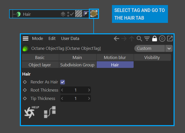 Kết xuất tóc trong Octane với Cinema 4D iRender với Octane và Cinema 4D 01