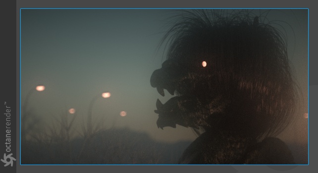 Kết xuất tóc trong Octane với Cinema 4D iRender với Octane và Cinema 4D 02