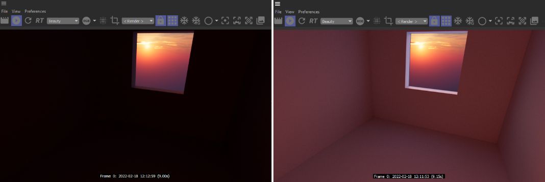 Tám loại ánh sáng trong Redshift7
