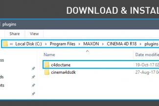 Cách cài đặt và khởi động Plugin Octane cho Cinema 4D 2